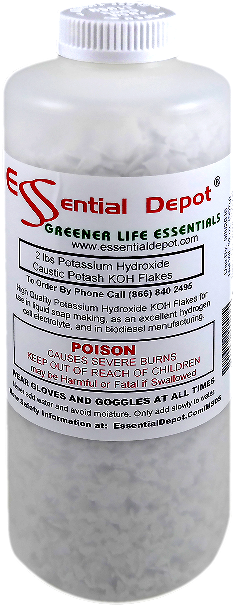 Potassium Hydroxide, 10%, Drops, 2 Ounce Bottle