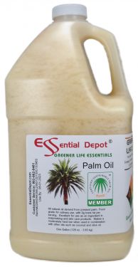 Palm Oil - RSPO Sustainable - 6 x 1 Qt - USP Food Grade- Not Hydrogenated -  0g Trans Fat Alternative: Essential Depot