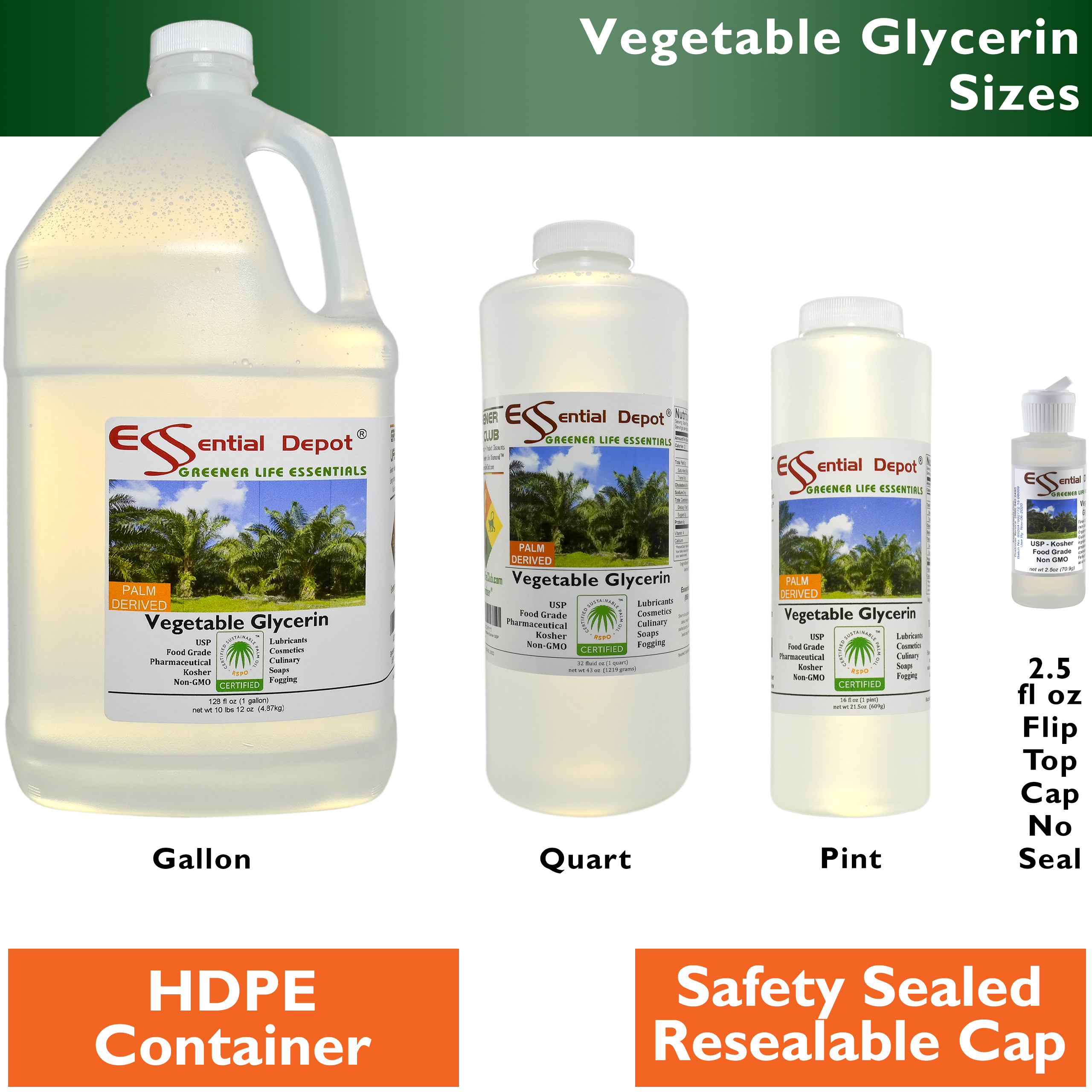 Vegetable Glycerin: Essential Depot