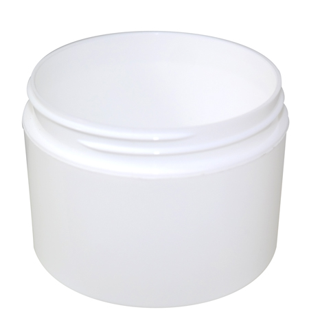 8oz White Double Wall Jar 89/400 - FineMistSprayer