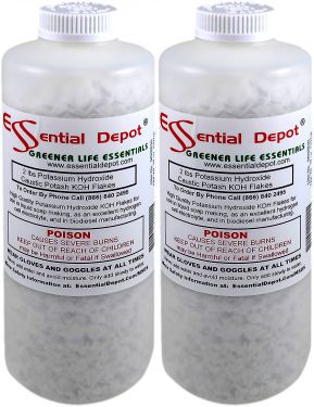 Potassium Hydroxide Flakes - BeScented Soap and Candle Making Supplies